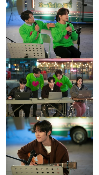 지진희X이규형 구독자 쓸어담기, 커플룩 입고 게릴라 라이브(킥킥킥킥)