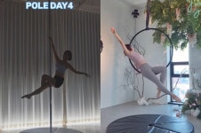 오정연, 플라잉 요가+폴댄스 초보 맞아? 어려운 동작도 척척