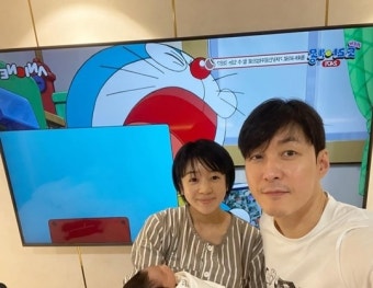 ‘사야’ 심형탁, 늦깎이 육아중 신생아 아들에 보여준 프로가 딱 ‘도라에몽’