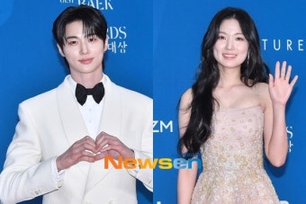솔선커플 재회, 변우석 김혜윤 나란히 인기상 “팬 사랑만큼 무거운 상” [백상예술대상]