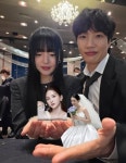 “남보라와 사진 못 찍어” 문지인김기리, 뒤늦게 올린 합성 인증샷