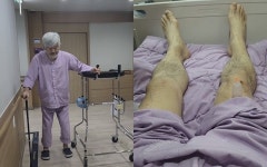 한지일, 경추수술 후 5주째 병상에 “1년 간 병원 신세? 한숨만 나와”