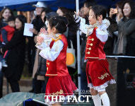 [TF포토] 가을 운동회 귀여운 치어리딩