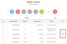 로또 895회 당첨번호 1·2등 70명…대전 제주 안보이네