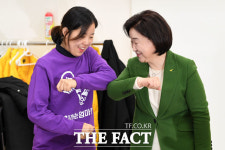 [TF사진관] 심상정, 신종 코로나로 새로워진 인사법