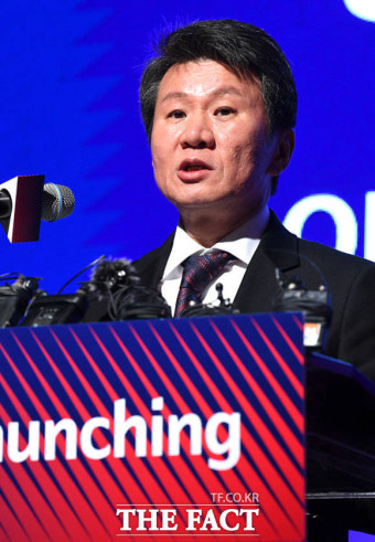 [TF포토] 인사말 하는 정몽규 대한축구협회장