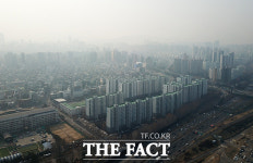 [TF포토] 서울, 미세먼지 나쁨