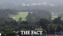 [TF사진관] 공공주택 건설 선정 찬반 논란 계속되는 태릉골프장 부지