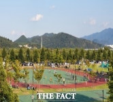 구미 낙동강체육공원 코로나19에 지친 시민 휴식처로 각광