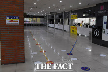[TF포토] 썰렁한 고속도로 휴게소 푸드코트