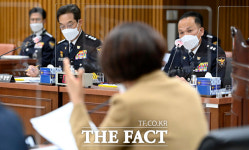 [TF사진관] 국회 행안위, 경기남북부지방경찰청 국정감사 실시