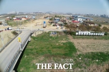 아산IC 진입도로 공사 내년 상반기 완공 순항