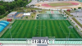 정읍시 국민체육센터 축구장, 인조 잔디 교체로 산뜻하게 새 단장