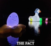 상주시 ,경천섬 주변 낙동강에 초대형 오리알 테마 조형물 설치