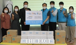 K-water 천안권지사, 지역 아동센터 냉난방기 전달