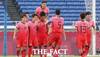 '8강 진출' 올림픽 축구 대표팀, 온두라스에 6-0 완승