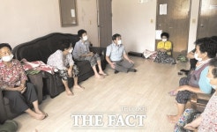 정읍 고명석 장명동장, 말복 맞이 경로당 위문 실시