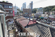 신림1구역 찾아 신속통합기획 점검나선 오세훈 시장 [TF사진관]