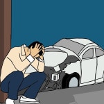 서대구 톨게이트 인근서 5중 추돌...9명 부상