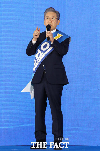 '원팀 될까?'…이재명-이낙연-박용진-추미애, 마지막 서울 경선 [TF사진관]