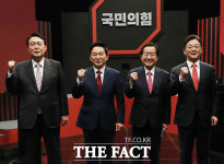 국민의힘, 대선 후보 지명 일주일 앞…마지막 맞수 토론 [TF사진관]
