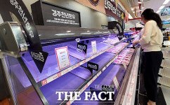 반값 한우, 마트에선 일찌감치 완판 [TF사진관]