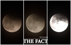 2021년 마지막 우주쇼 인천 하늘에서 관측된 부분월식 [TF사진관]