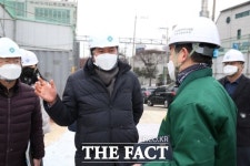 최대호 안양시장 장애인복합문화관 공사현장 방문