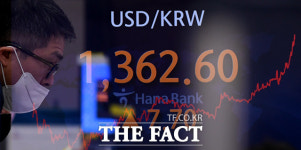 원·달러 환율, 1360원대 뚫었다...금융위기 이후 최고치 [TF사진관]