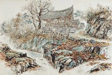 수묵산수화 대가 창산(蒼汕) 김대원, 영남누정 실경산수화전