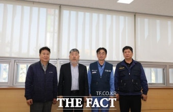 한국노총 김동명 위원장, 포스코노조 내방