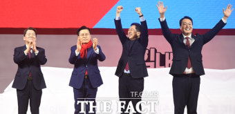 국민의힘 전당대회 막바지 '수도권 표심을 잡아라!' [TF사진관]