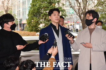 박수홍, 친형 공판 증인으로 첫 출석 [TF사진관]