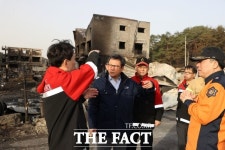 강릉시, 난곡동 산불 피해지역...TF구성 피해조사 본격 착수