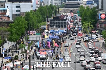노동절 집회 170개 경찰부대 투입…불법행위 엄정 대응