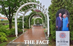 순천만국제정원박람회장 찰스 3세 국왕정원 포토존 인기 [TF사진관]