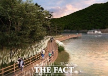 괴산 괴강불빛공원 준공...야간경관 인프라 조성