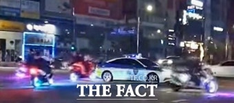 새벽 도심 광란의 질주 벌인 10대 폭주족…경찰 조롱도