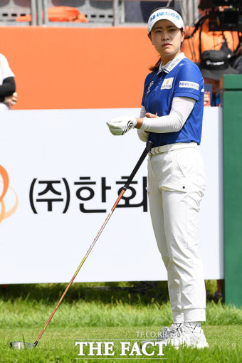 '이틀째 선두' 박민지, 우승 향한 힘찬 티샷 [TF사진관]