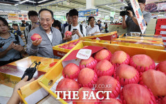 하나로마트 찾은 추경호 추석 물가 안정에 만전