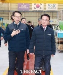 (주)더식탁에스앤케이항공점 | 박동식 사천시장, 항공기업 에스앤케이항공 방문 격려…기업 애로사항 등 청취