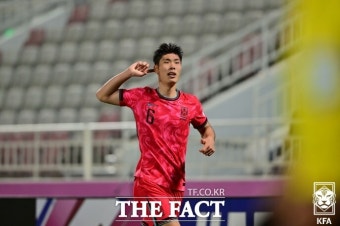 [U23 아시안컵] '이영준 극장골' 황선홍호, UAE 극적 1-0 제압