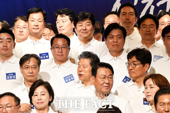 더불어민주당 워크숍 참석한 양문석 당선인 [포토]