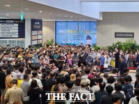대구 칠곡 두산위브더제니스 센트럴시티 모델하우스 인산인해