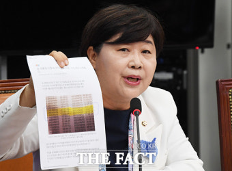 윤석열 대통령 통화내역 설명하는 서영교 최고위원 [포토]