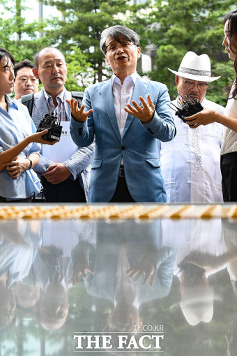 '김건희 명품백 의혹' 최재영 목사, '건조물 침입'으로 소환 [포토]