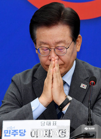 '당대표 사퇴 선언은 언제?'…숙고하는 이재명 대표 [TF사진관]
