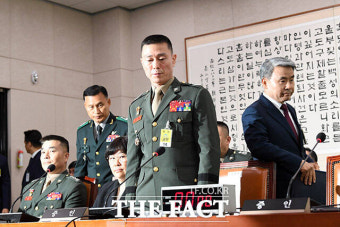 이종섭 증인 출석…'벌떡 일어선 임성근·임기훈, 자리지킨 박정훈' [TF사진관]