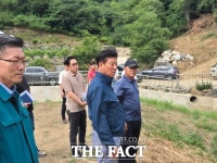 박범인 군수, 여름철 대비 재해위험 지역 현장점검