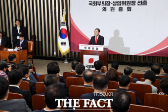 국민의힘 국회부의장 후보에 6선 주호영 의원 선출 [TF사진관]